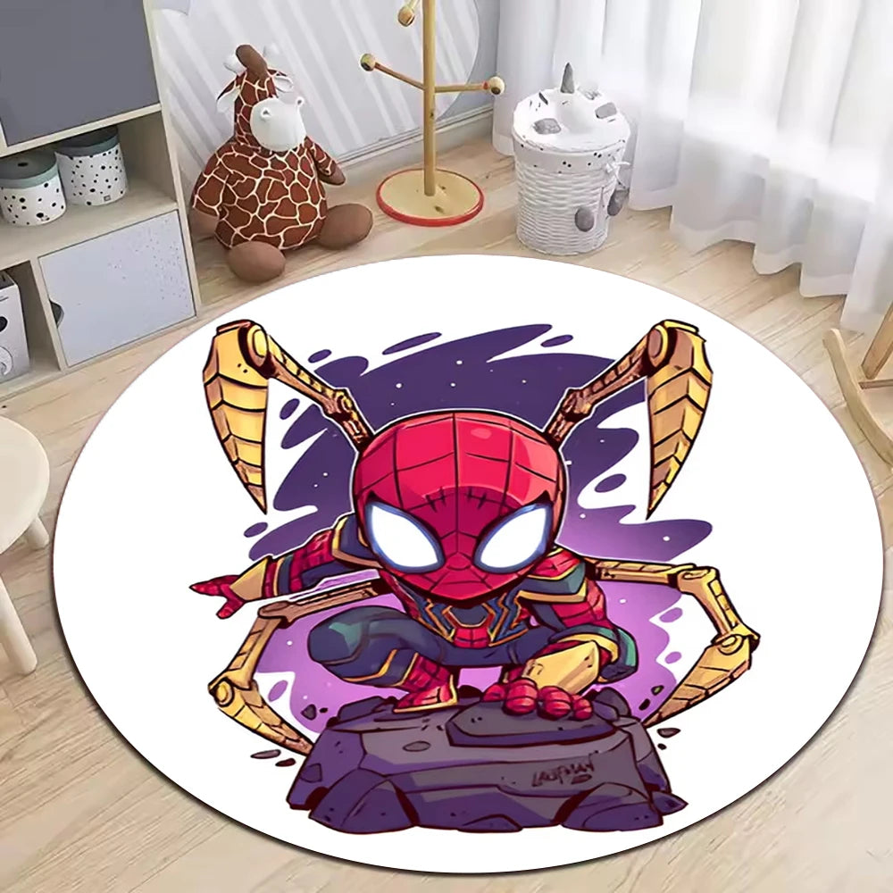 MINISO Spider-Man Kids Round Rug - Image 28