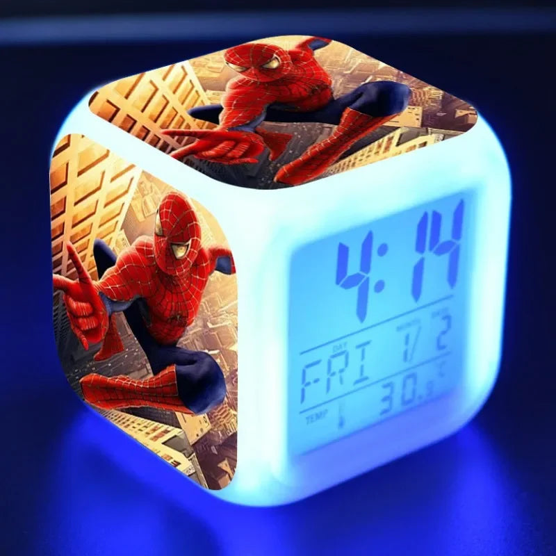 Marvel Colorful Spider-Man Alarm Clock - Image 5