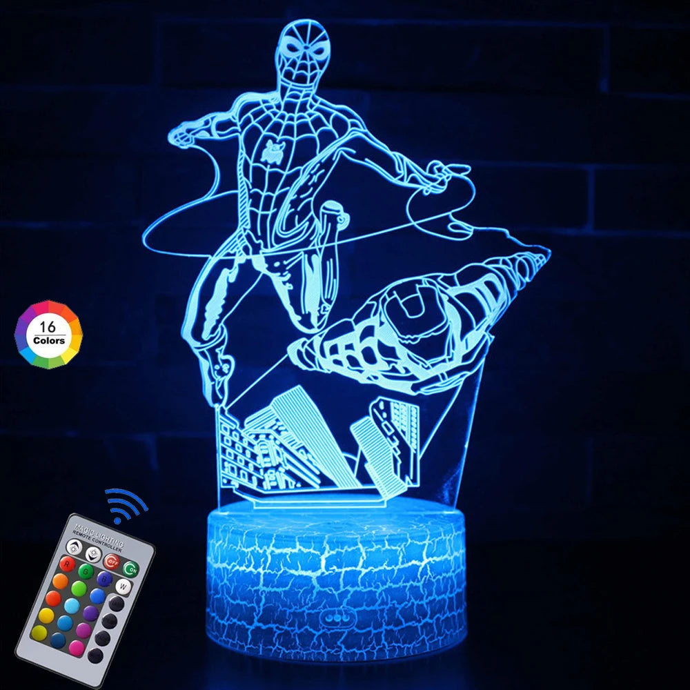 2024 Spider-Man vs. Venom LED Night Lamp - Image 3
