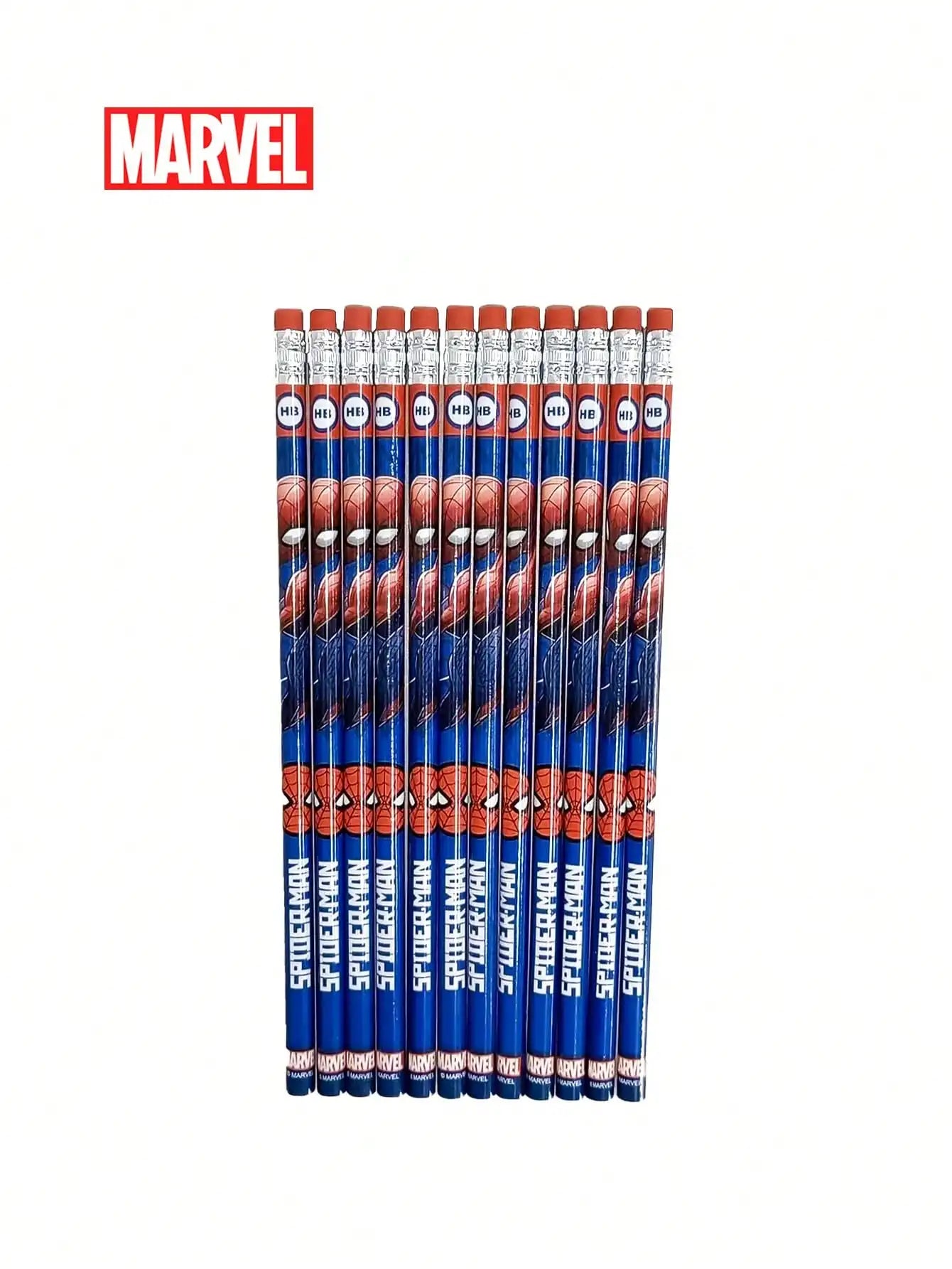 12pcs Marvel Official Spider-Man Pencil Set