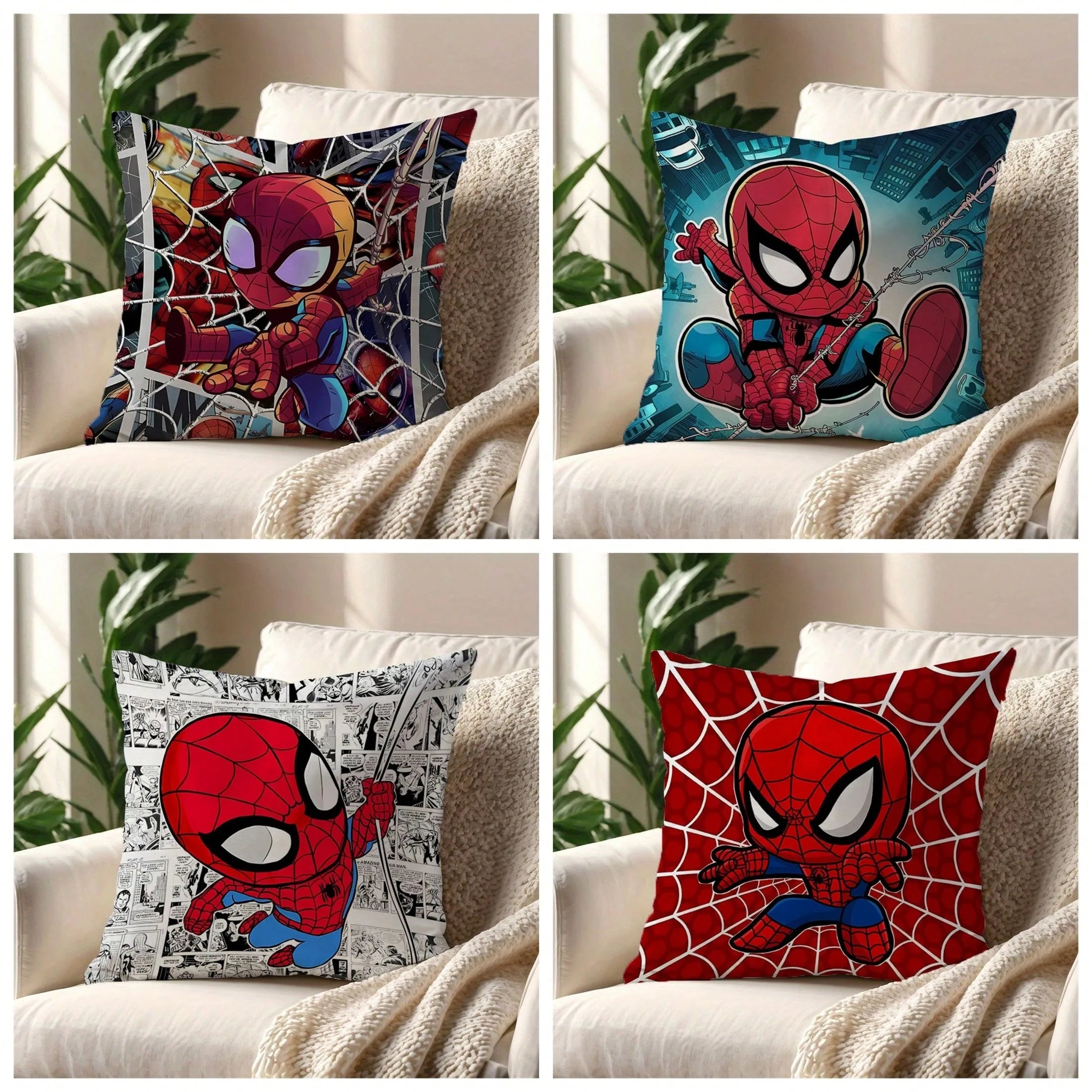 MINISO Disney Spider-Man Kids Cushion Cover