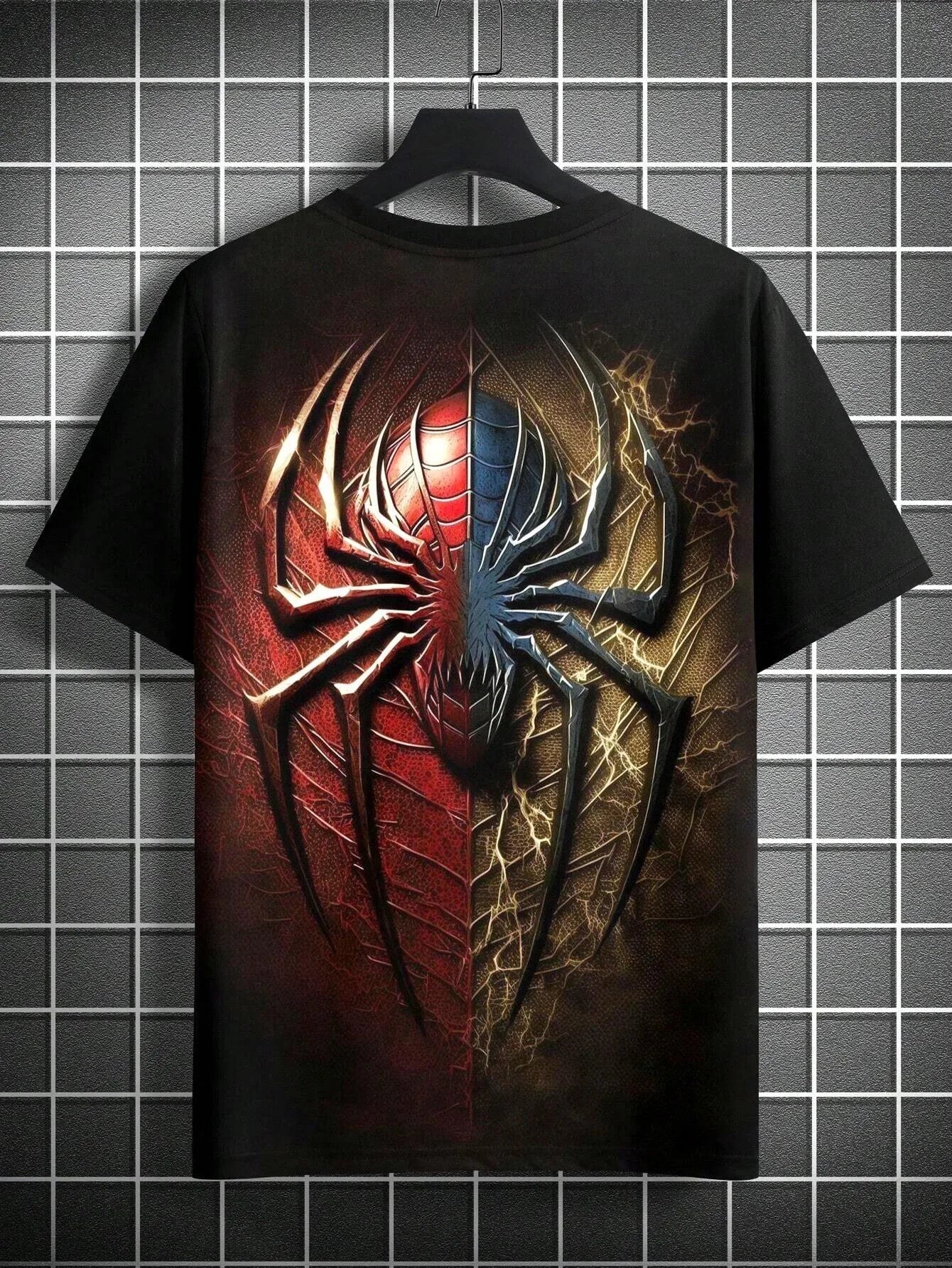 Fashion Spider-Man 3D Printed Men's T-Shirt - Image 8
