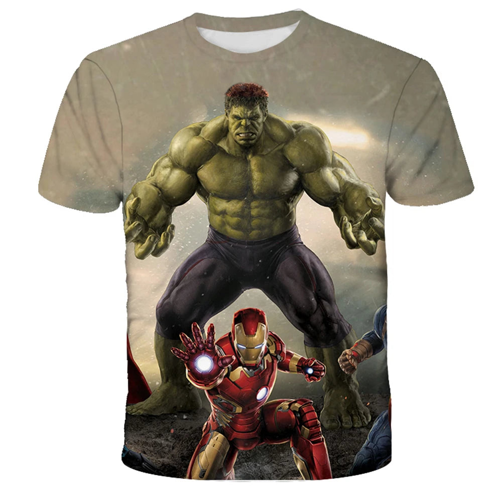 Spider-Man & Avengers 3D Printed Summer T-Shirts - Image 14