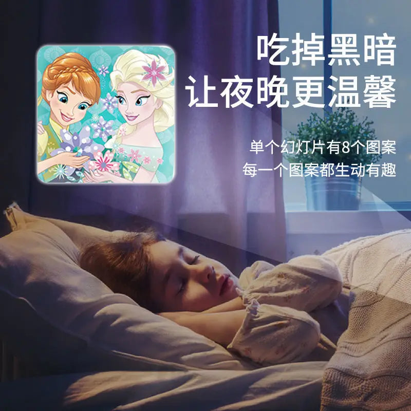 Princess Elsa & Spider-Man Avengers Cartoon Projection Flashlight - Image 2