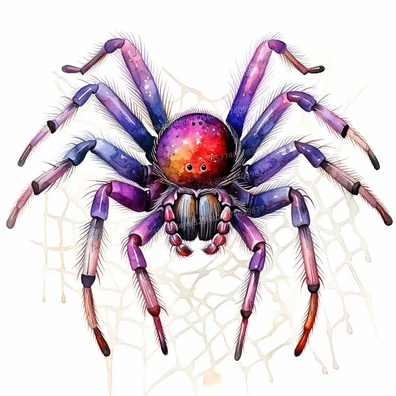 Watercolor Spider Wall Stickers - Image 13