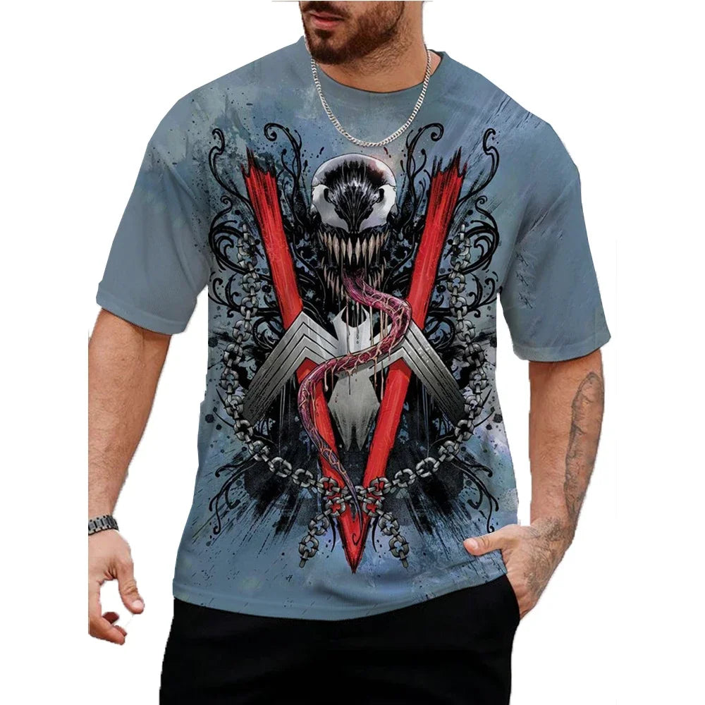 Spider-Man & Venom Graphic Men’s T-Shirt - Image 4