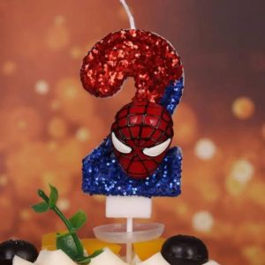 Spider-Man Digital Number Candles