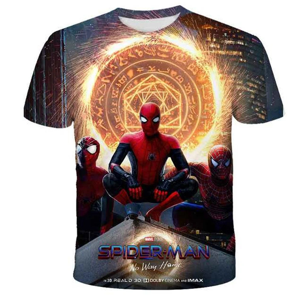 Spider-Man & Avengers 3D Printed Summer T-Shirts - Image 7