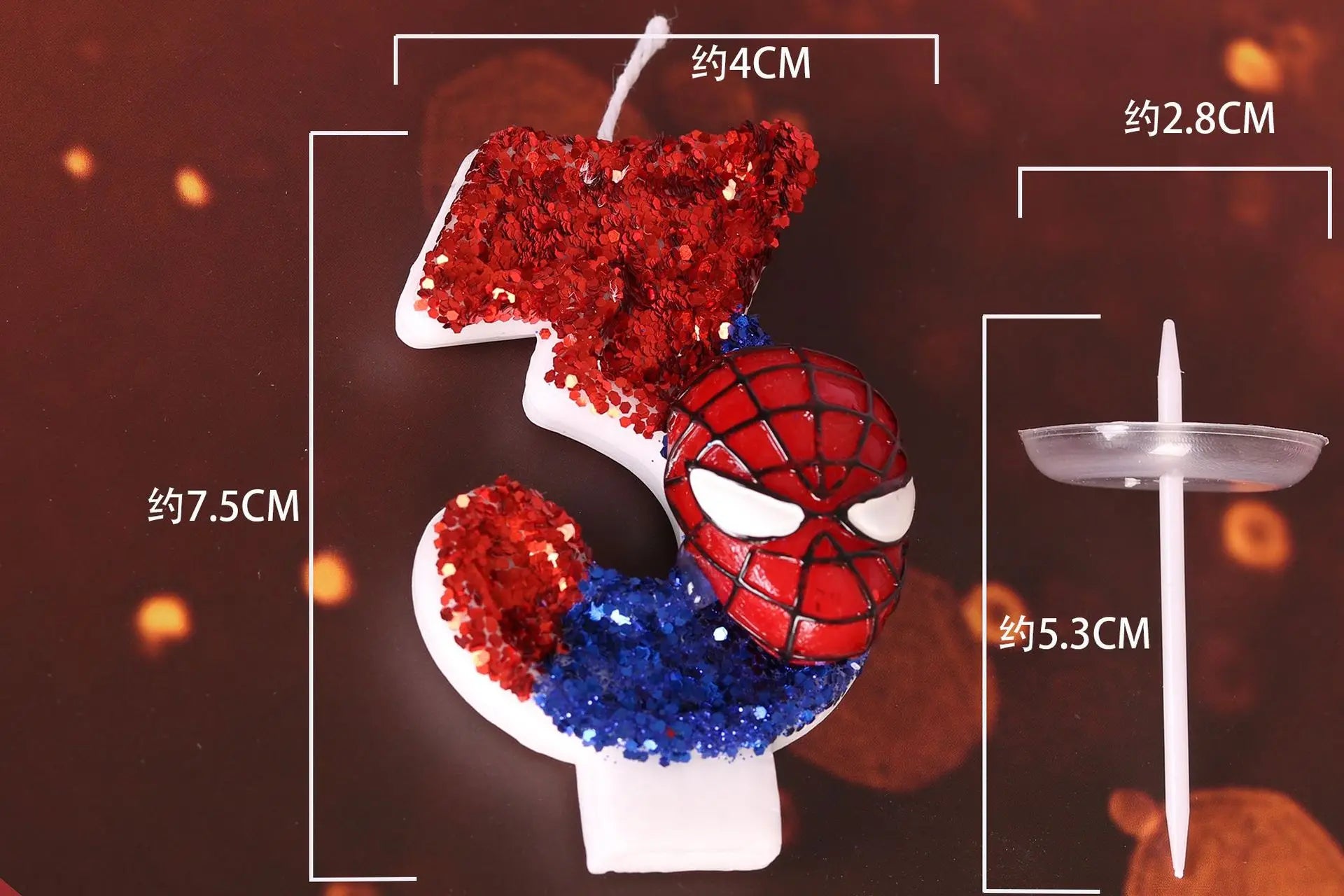 Disney Spider-Man Birthday Candle - Image 5