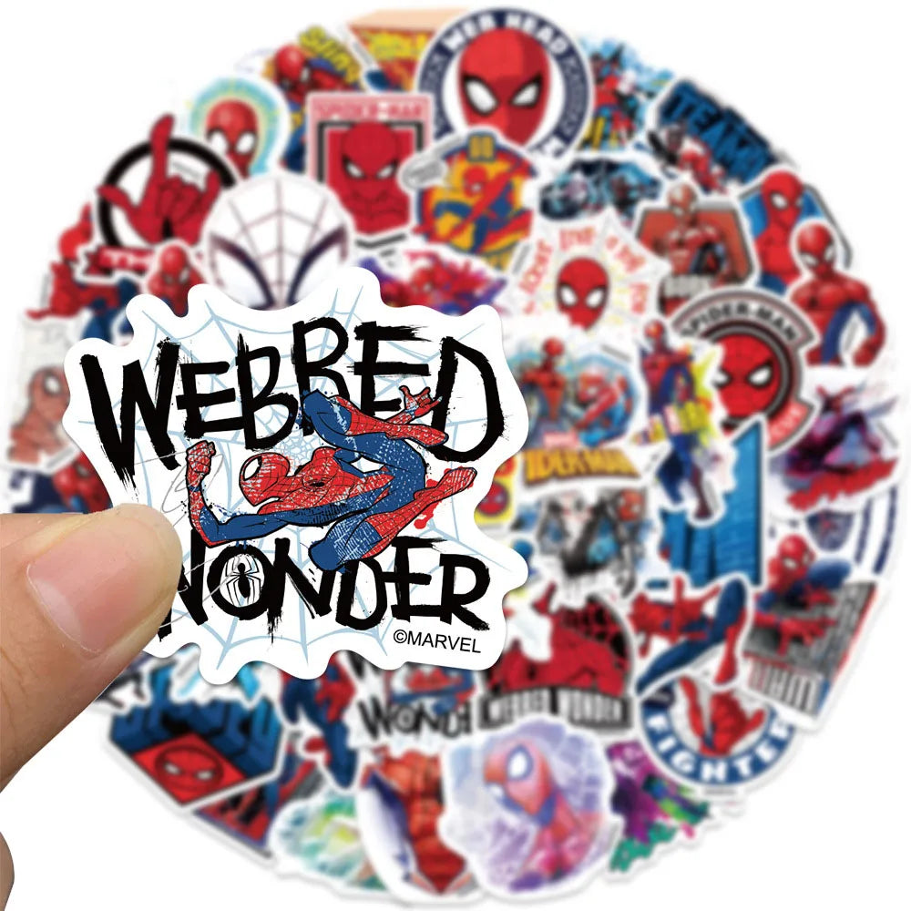 50pcs Cartoon Spider-Man Graffiti Stickers - Image 6