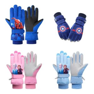 Hasbro Spider-Man Iron Man Elsa Princess Five-Finger Outdoor Gloves