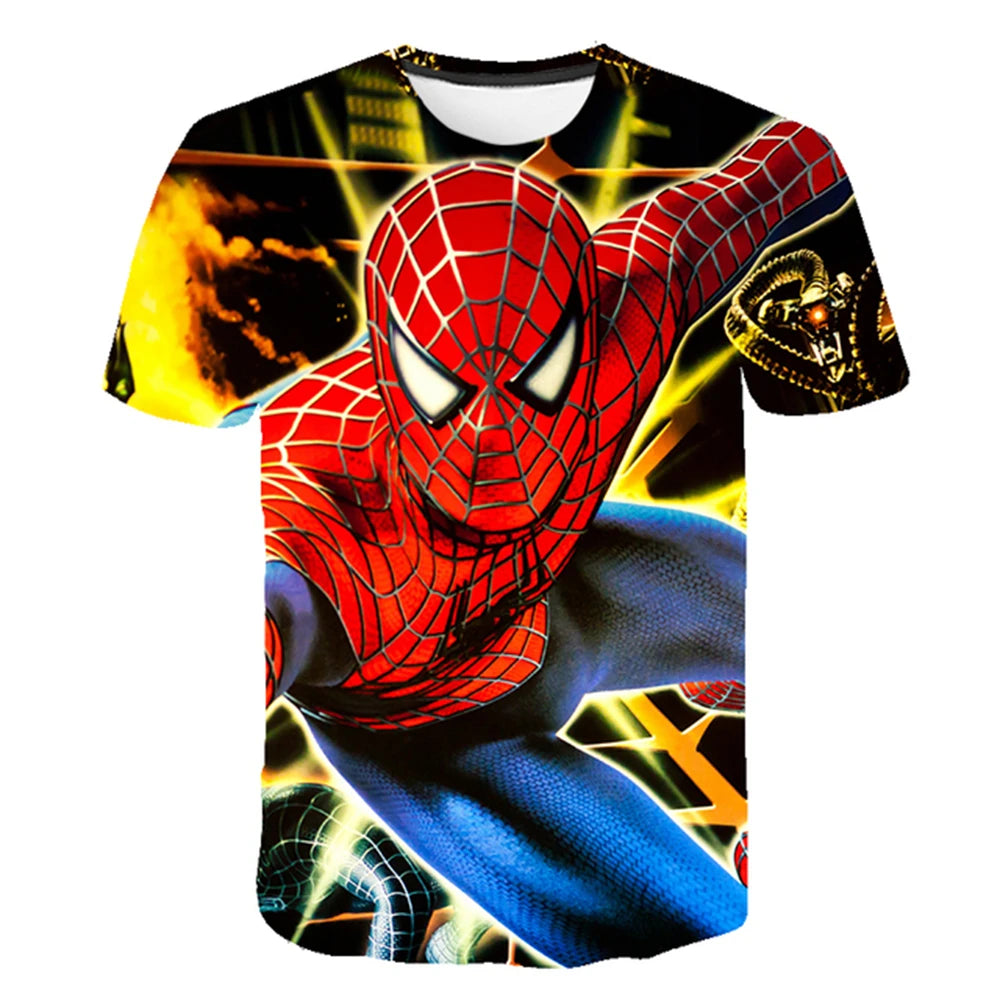 Spider-Man & Avengers 3D Printed Summer T-Shirts - Image 13