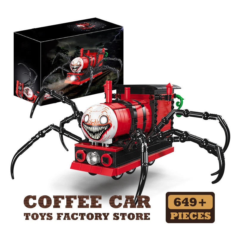 649Pcs Spider Train Model - Image 7