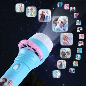 Princess Elsa & Spider-Man Avengers Cartoon Projection Flashlight