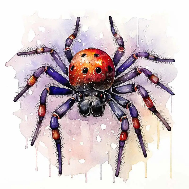 Watercolor Spider Wall Stickers - Image 9