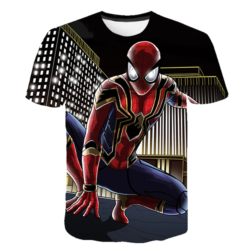 Spider-Man & Avengers 3D Printed Summer T-Shirts - Image 11