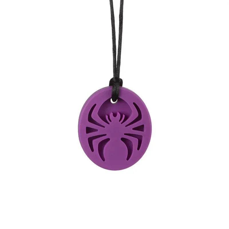 New Creative Multicolour Spider Silicone Necklace - Image 10