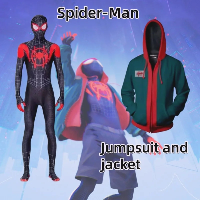 Superhero Spider-Man Miles Morales Cosplay Costume