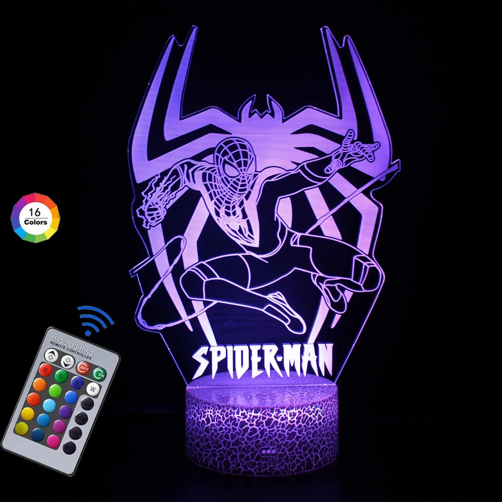 2024 Spider-Man vs. Venom LED Night Lamp - Image 4