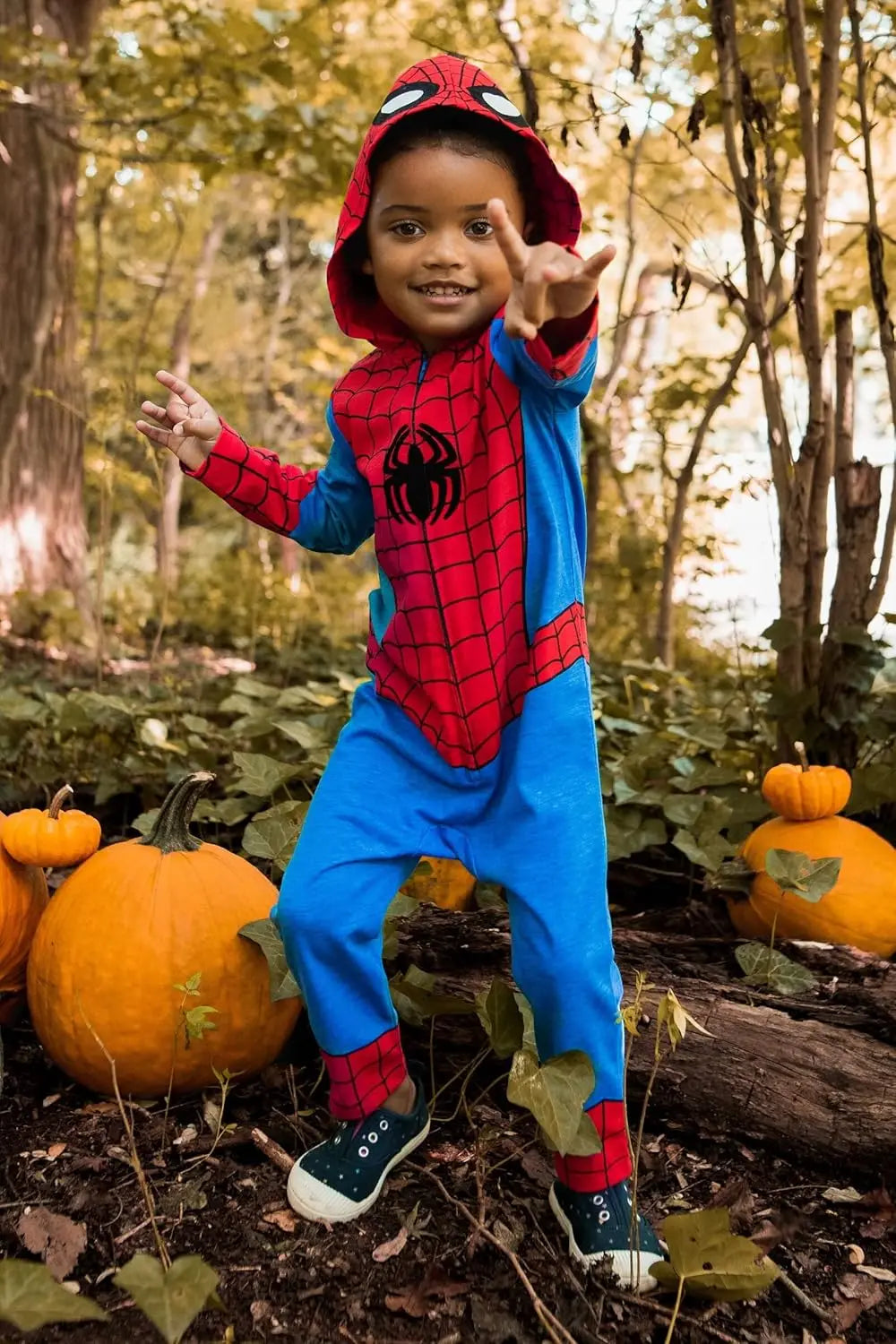 Avengers Spider-Man Zip-Up Cosplay Coverall - Image 4