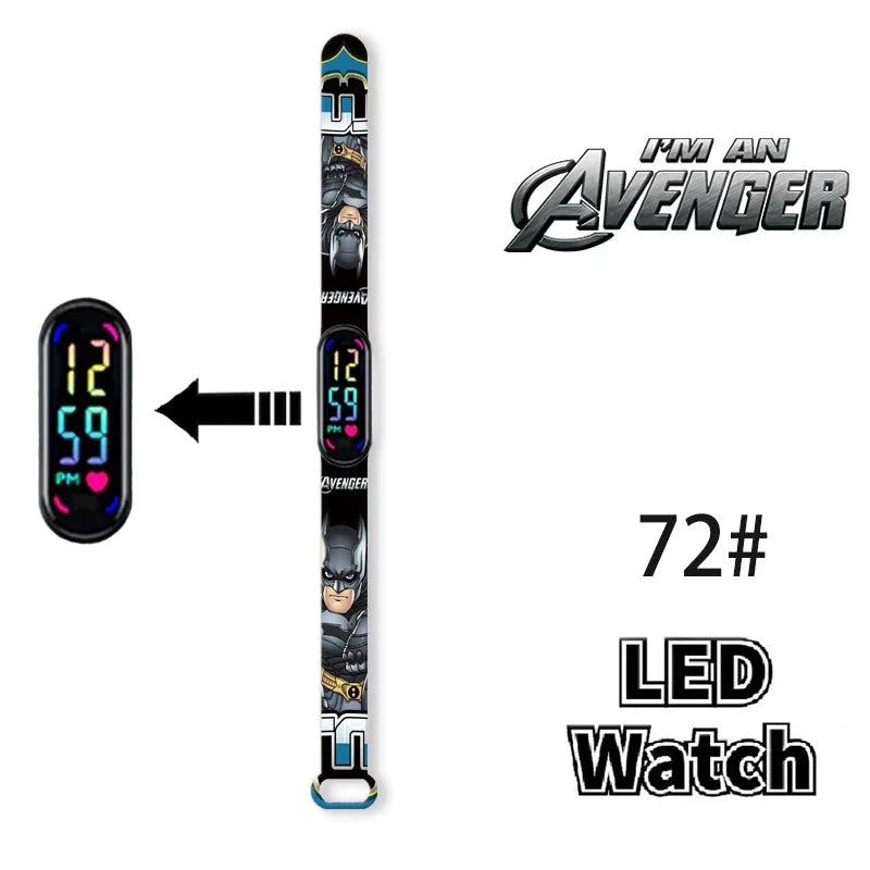 Disney Frozen & Spider-Man Children’s Anime Figure Bracelet Wristwatch - Image 25