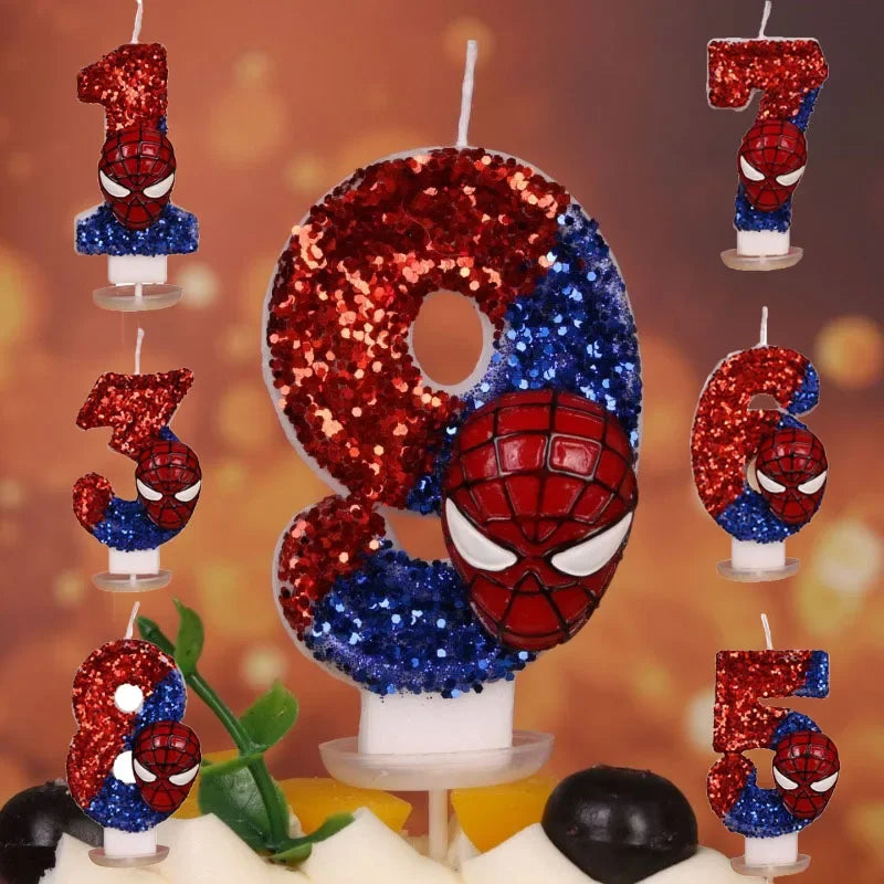 Disney Spider-Man Birthday Candle - Image 2