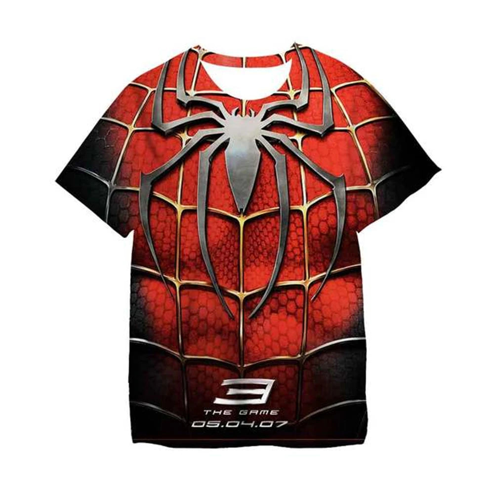 Spider-Man & Avengers 3D Printed Summer T-Shirts - Image 17