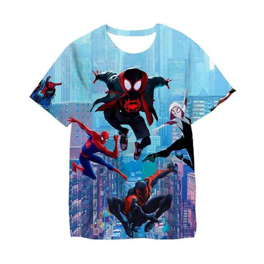 Spider-Man & Avengers 3D Printed Summer T-Shirts - Image 5