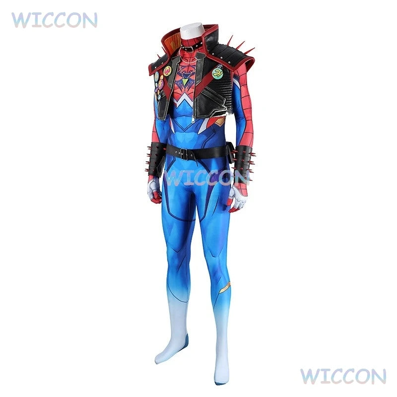 Game MV Rivals Spider Punk Cosplay Costume - Image 3