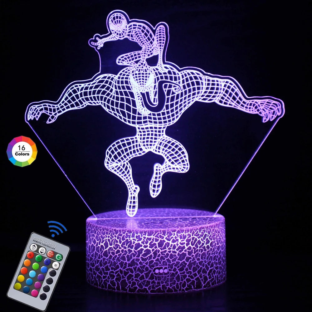 2024 Spider-Man vs. Venom LED Night Lamp - Image 13