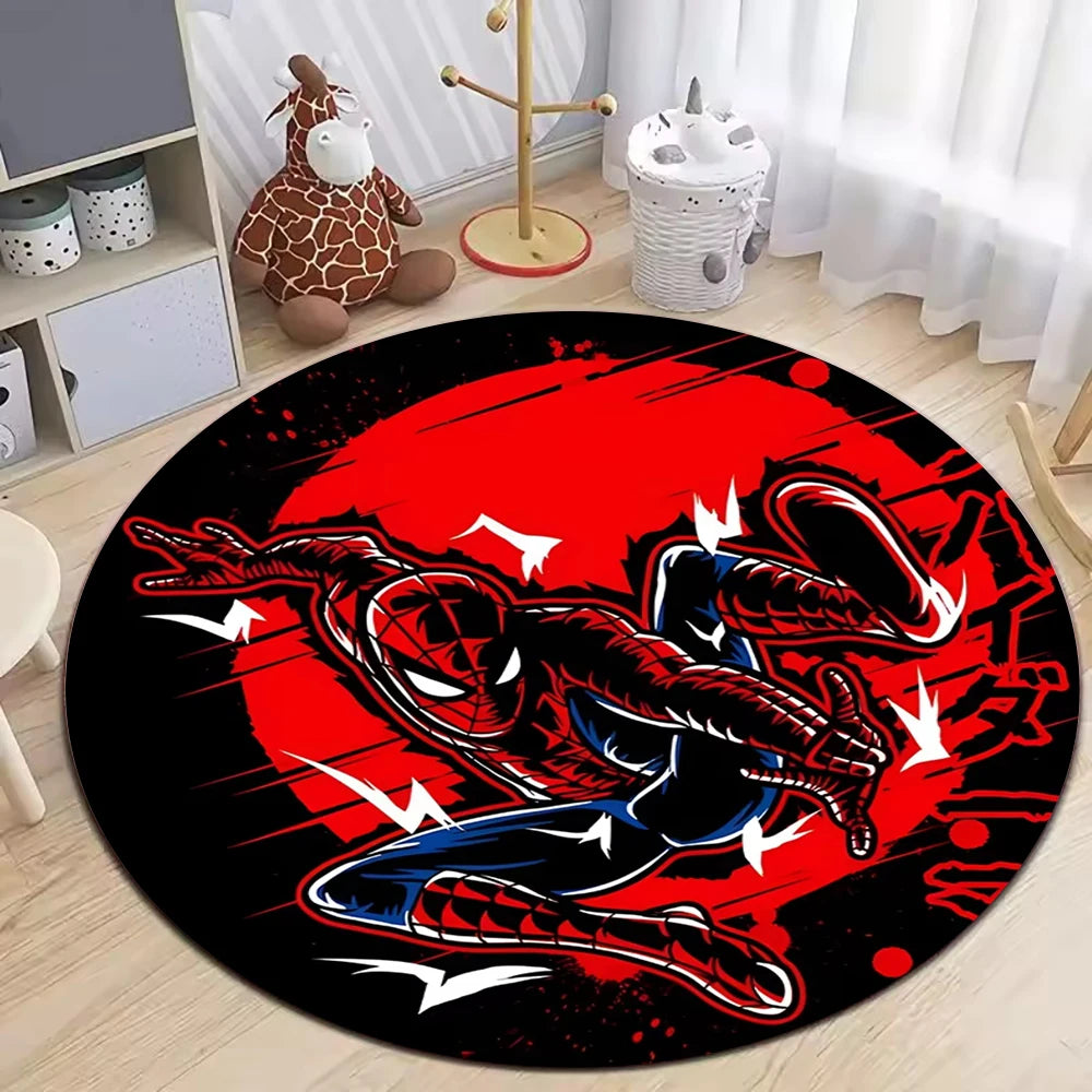 MINISO Disney Spider-Man Round Carpet - Image 22
