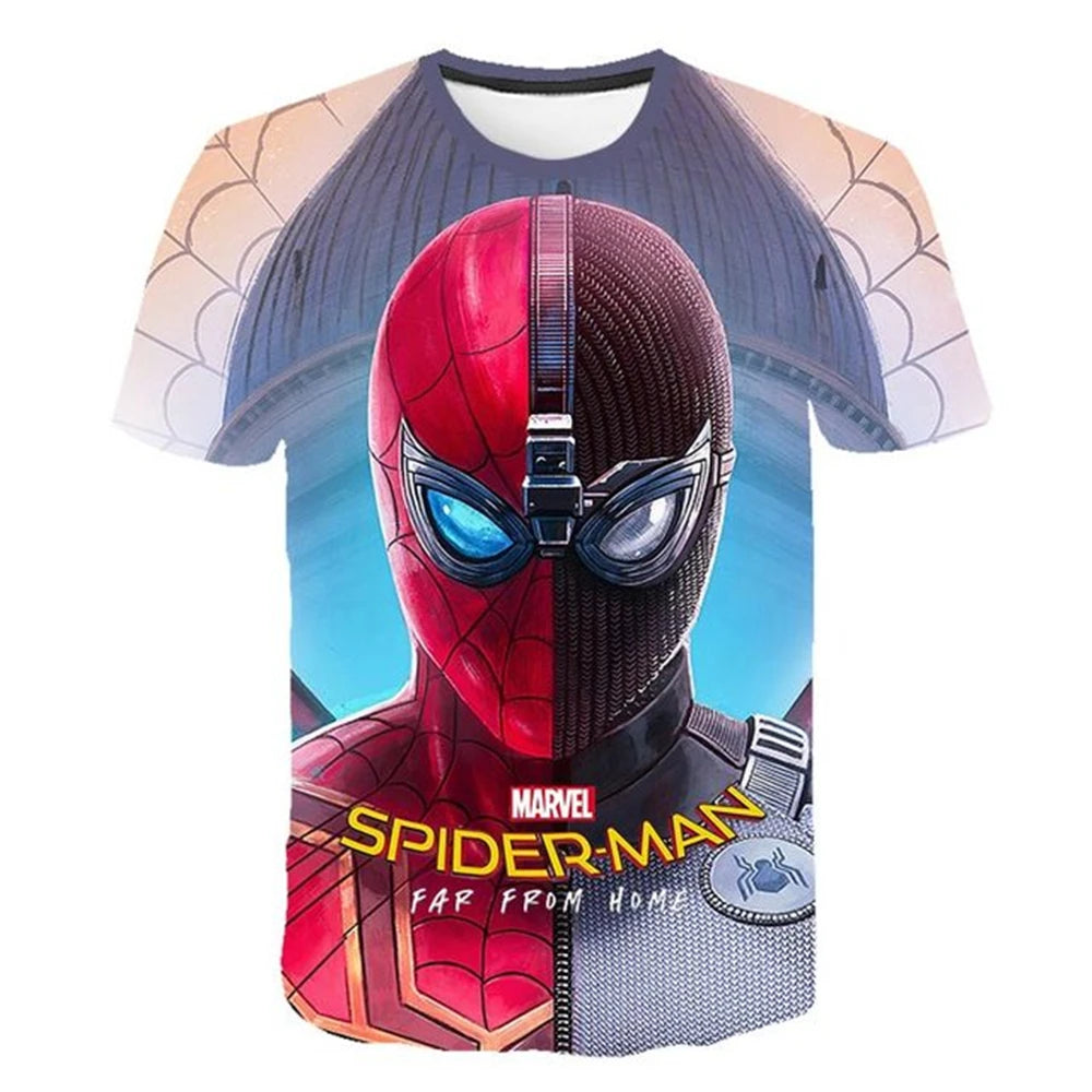 Spider-Man & Avengers 3D Printed Summer T-Shirts - Image 10