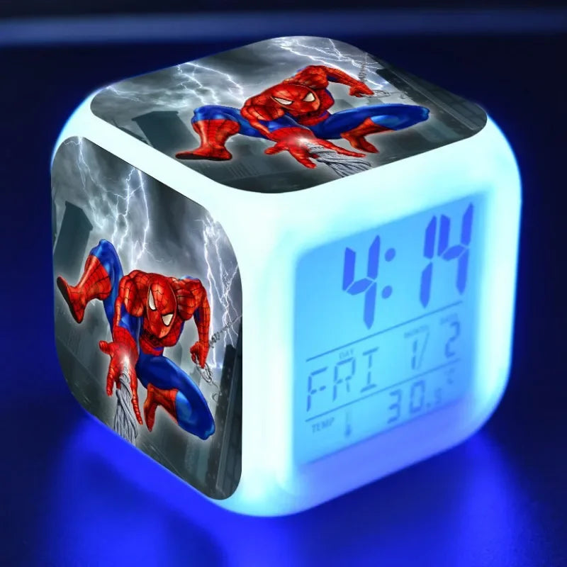 Marvel Colorful Spider-Man Alarm Clock - Image 3