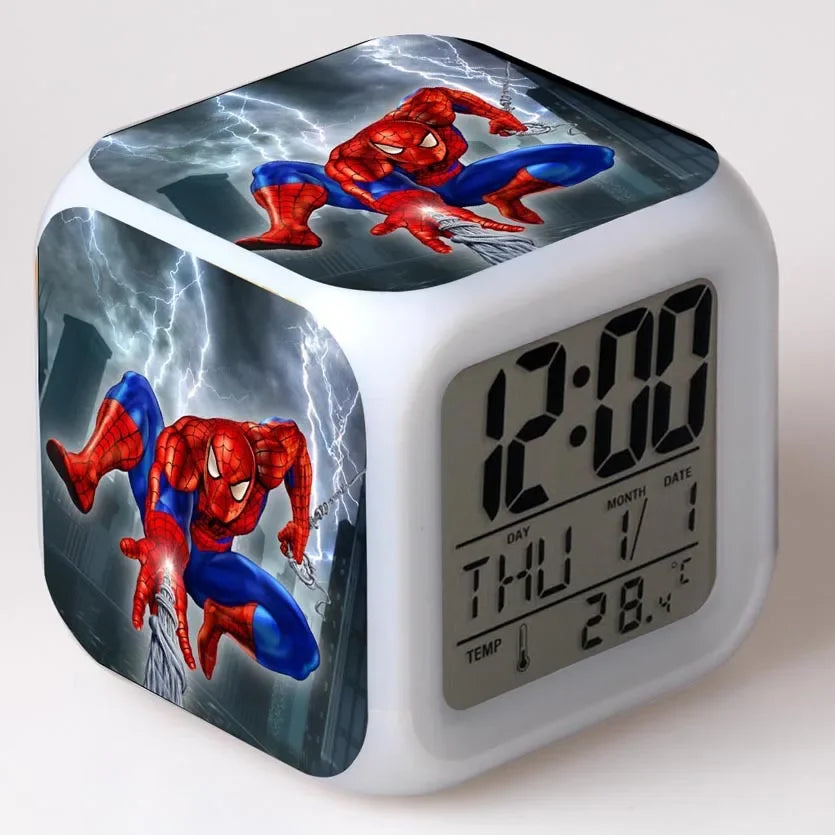 Marvel Colorful Spider-Man Alarm Clock - Image 7
