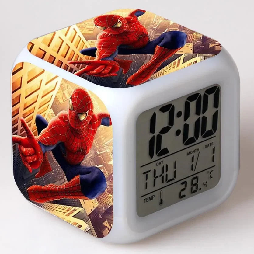 Marvel Colorful Spider-Man Alarm Clock - Image 8