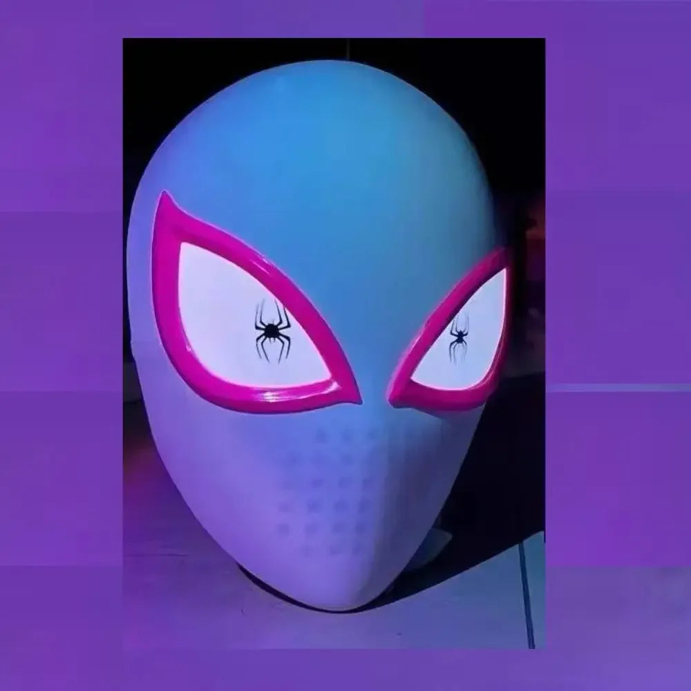 2024 HOT Spider-Man Eye Touch Glow Gwen Mask - Image 4