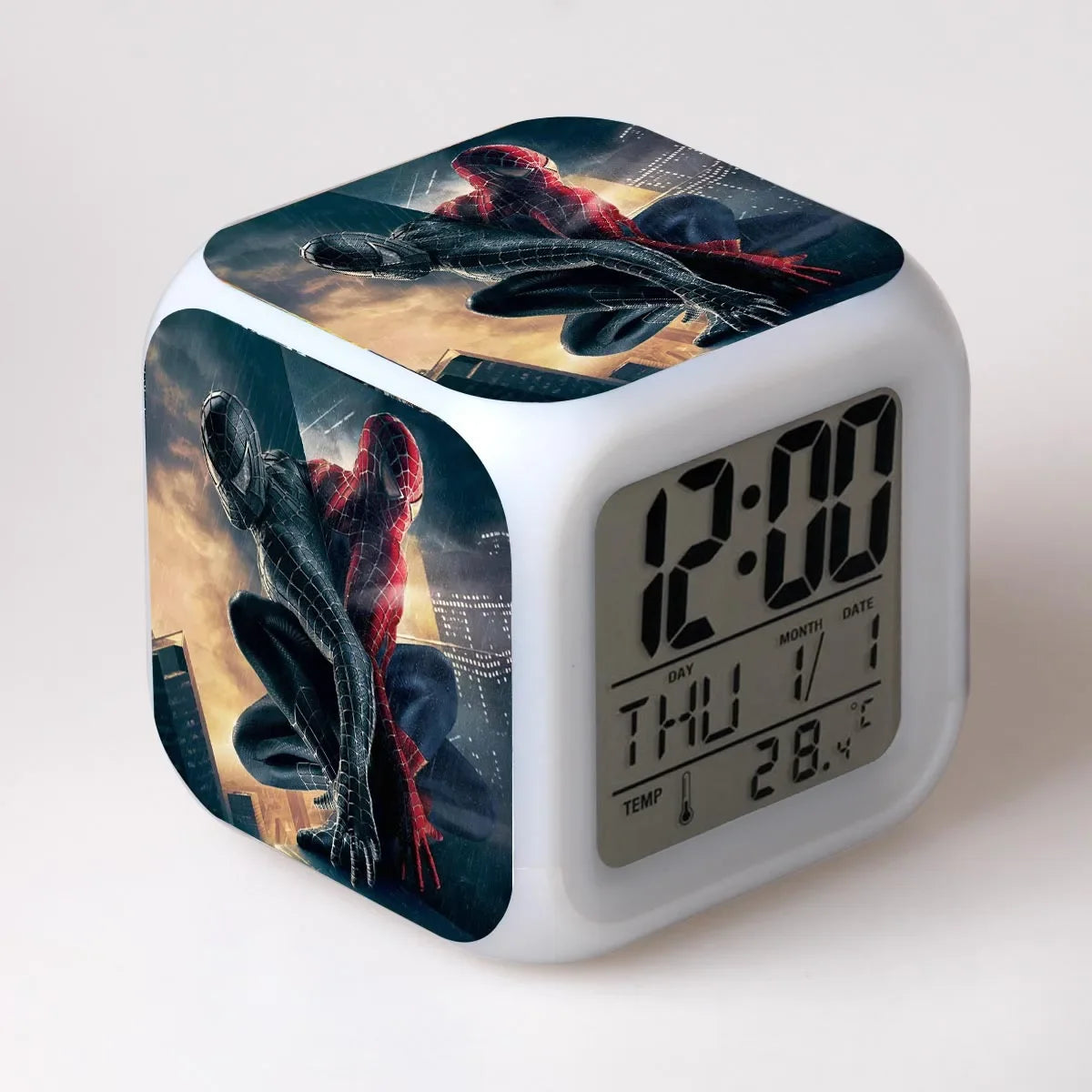 Marvel Colorful Spider-Man Alarm Clock - Image 10